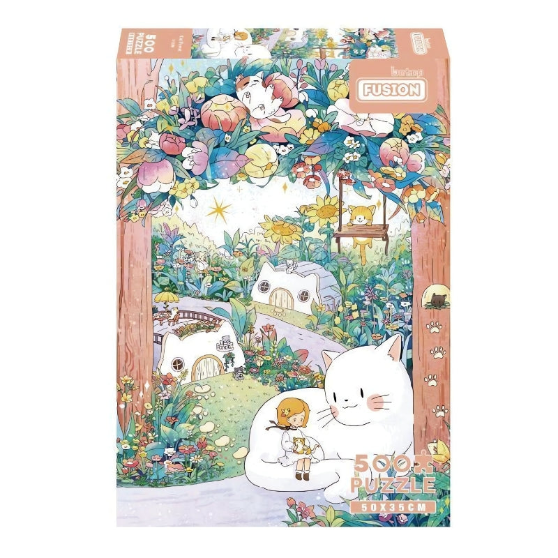 Cat Forest | Botop | 500 Piece Puzzle | Jigsaw Puzzle image 1