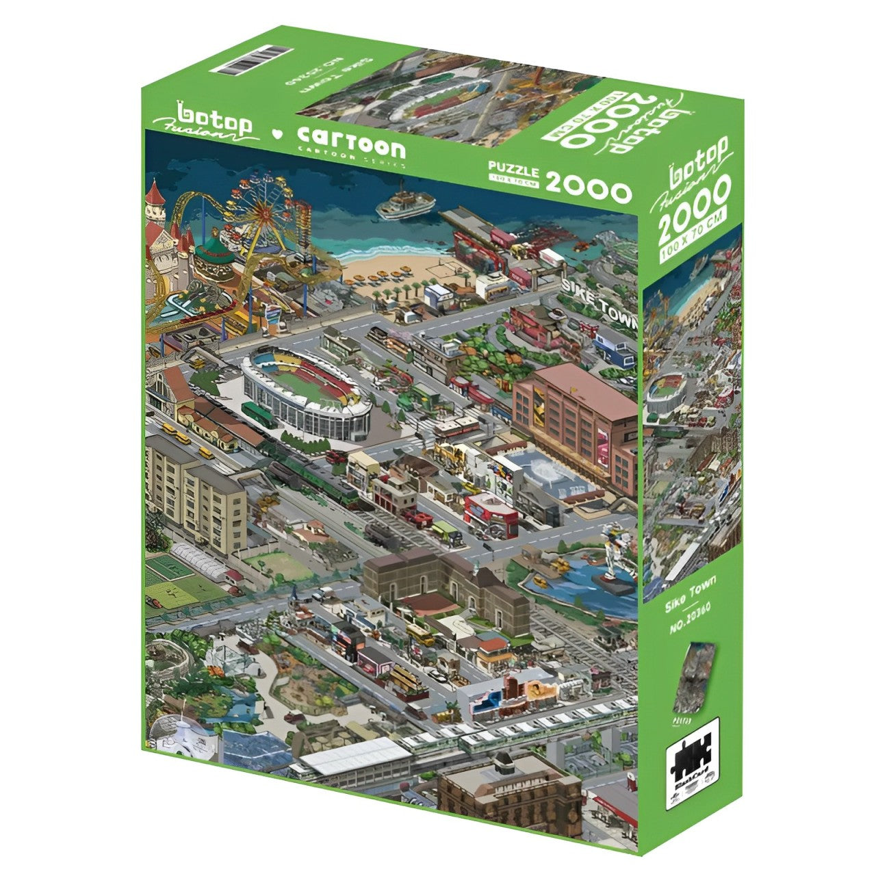Sike Town | Botop | 2000 Piece Puzzle | Jigsaw Puzzle image 0