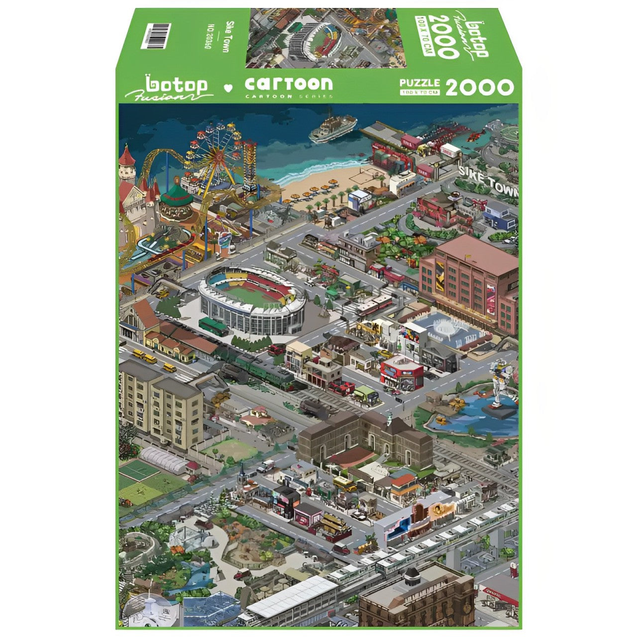 Sike Town | Botop | 2000 Piece Puzzle | Jigsaw Puzzle image 1