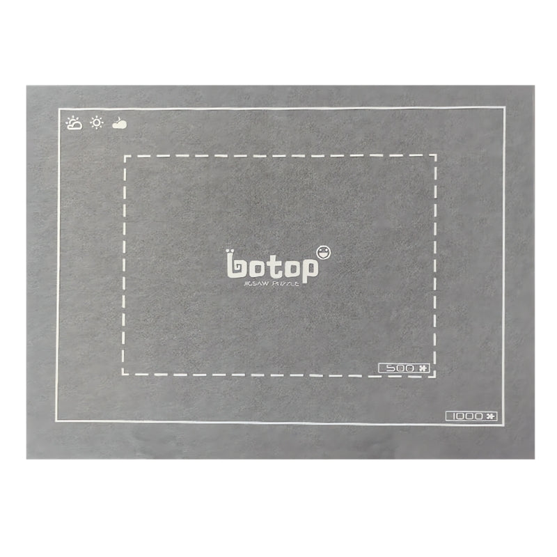 Light gray foldable puzzle board