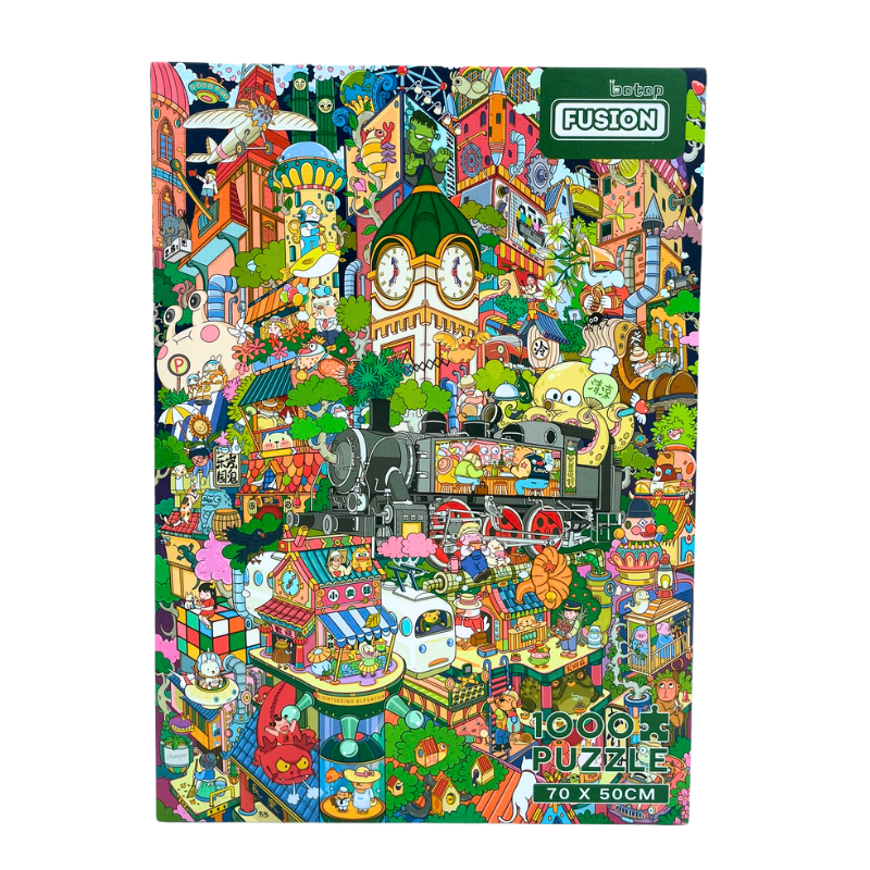 Modern City | Botop | 1000 Piece Puzzle | Jigsaw Puzzle image 1