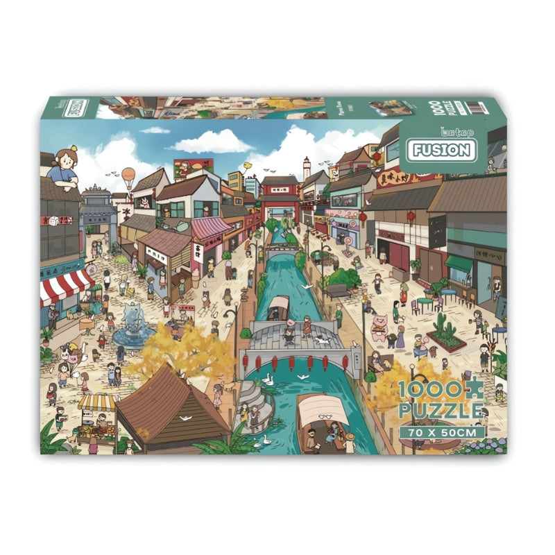 Pigeon Town | Botop | 1000 Piece Puzzle | Jigsaw Puzzle image 1