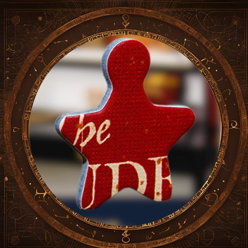 Star-shaped puzzle piece from the Marauder’s Map puzzle.