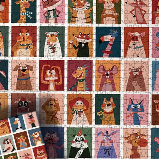 Animals | Botop | 1000 Piece Puzzle | Jigsaw Puzzle - Mystery Matrix