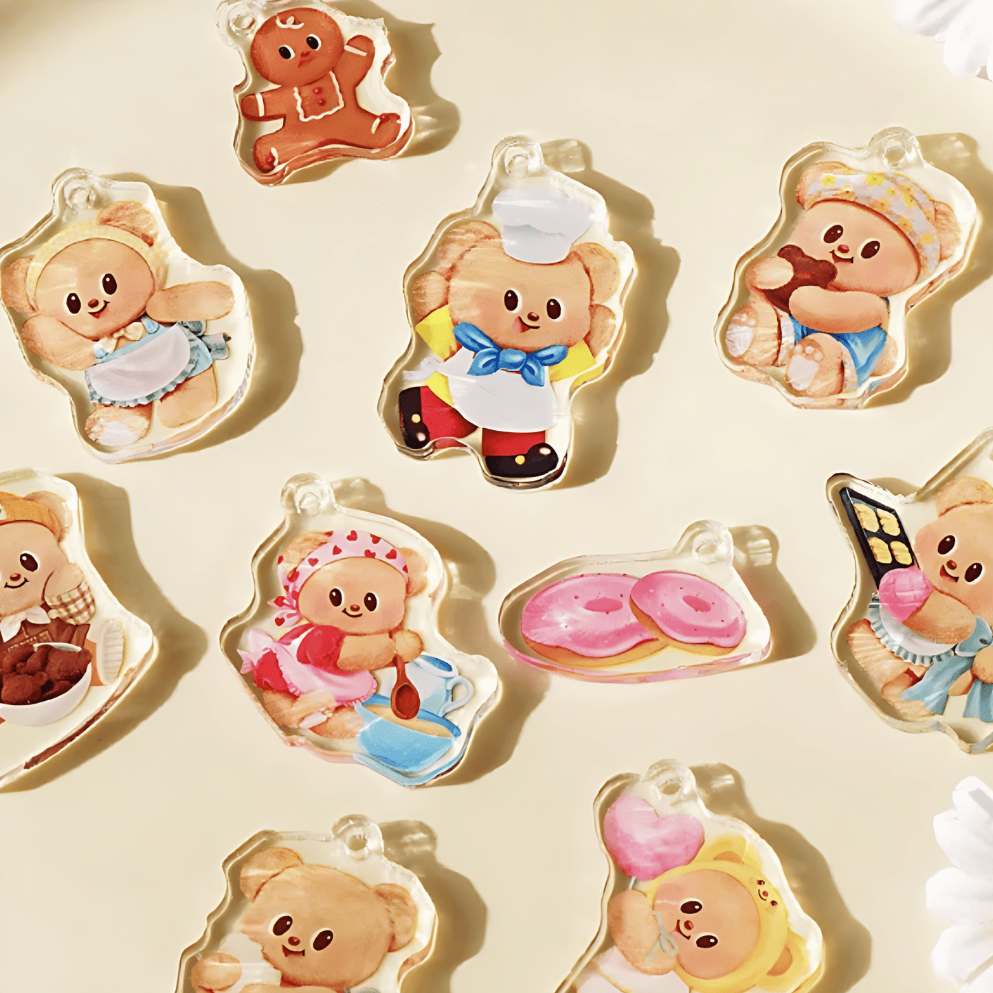 Butter Bear – Little Honey Jar | TOI | Acrylic Puzzle | Puzzle with Frame & DIY keychains - Mystery Matrix