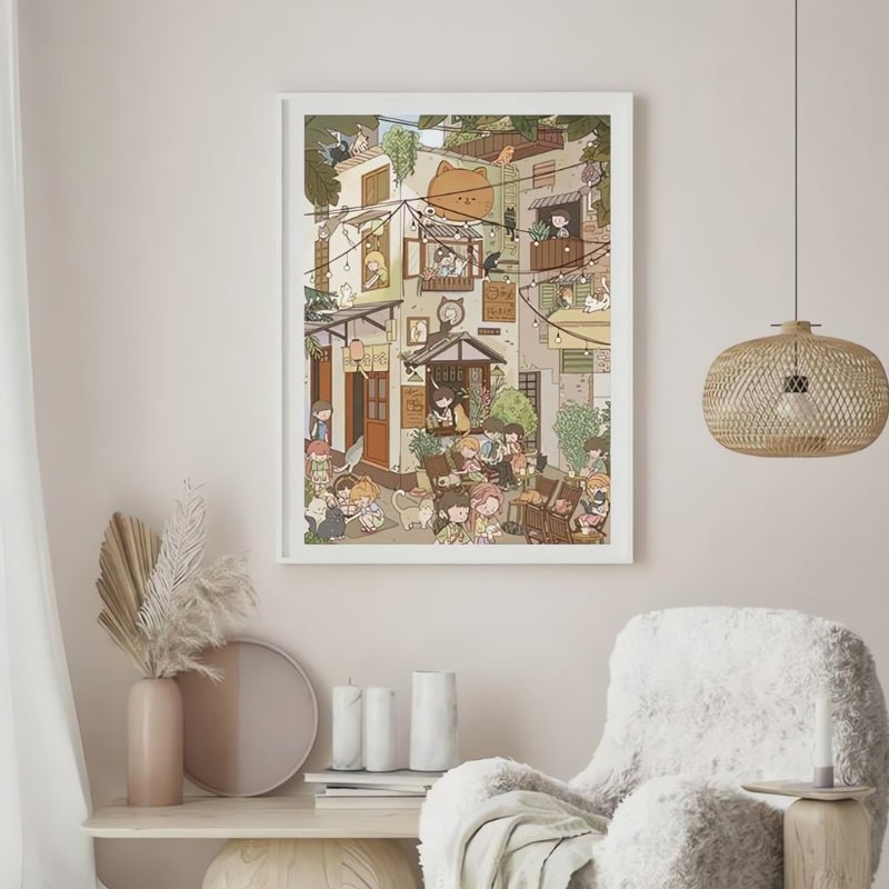 Cat Yard | Botop | 1000 Piece Puzzle | Jigsaw Puzzle - Mystery Matrix