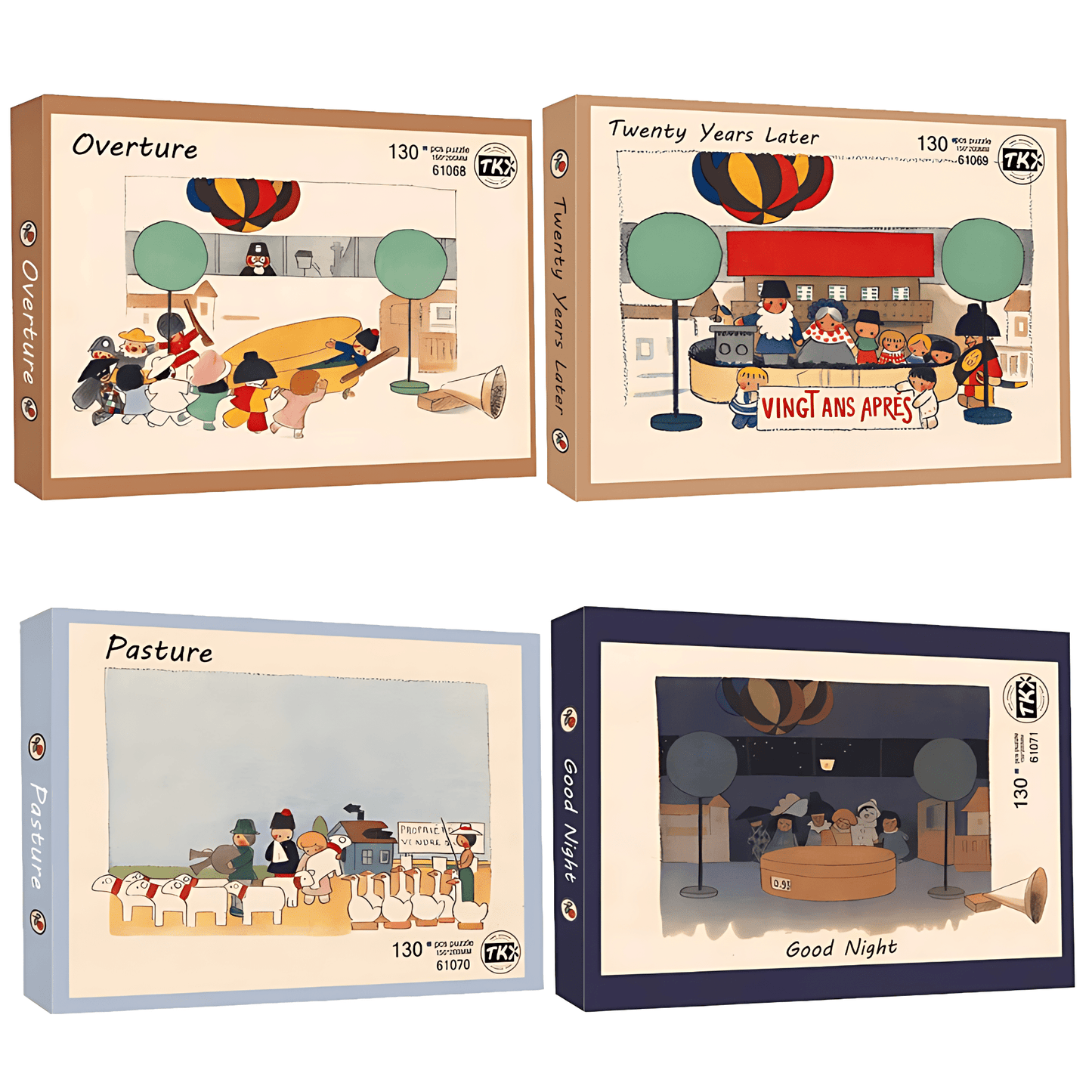 Children's World Series - Twenty Years Later | TKX | 130 Piece Mini Puzzle | Jigsaw Puzzle - Mystery Matrix