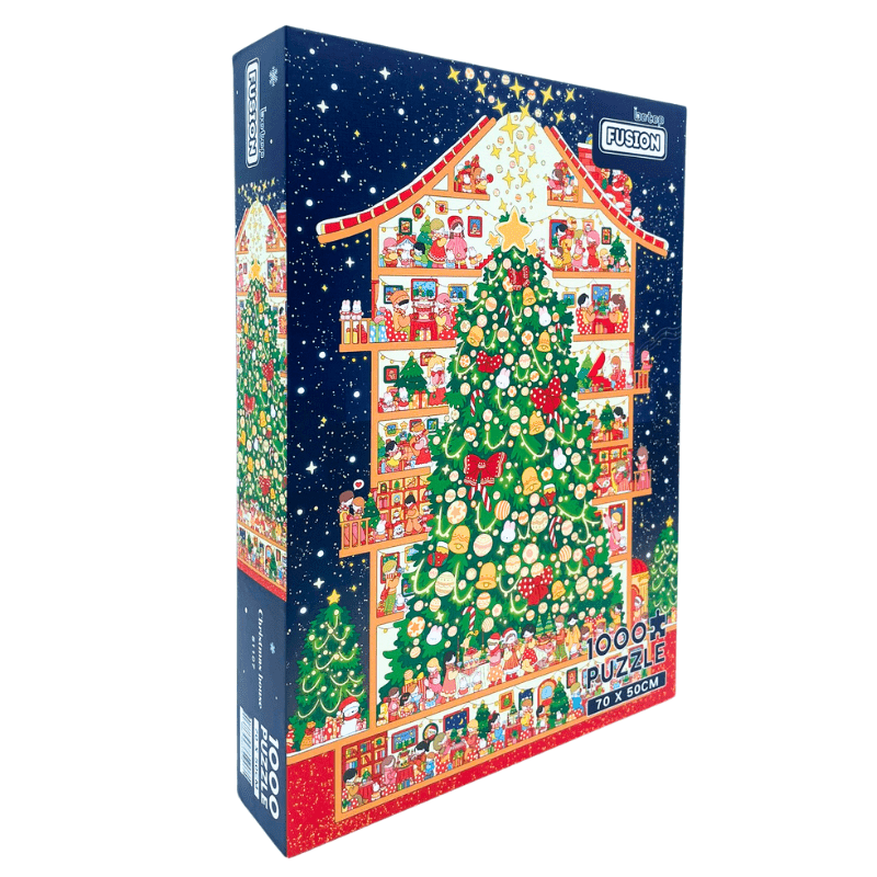 Christmas House | Botop | 1000 Piece Puzzle | Jigsaw Puzzle - Mystery Matrix