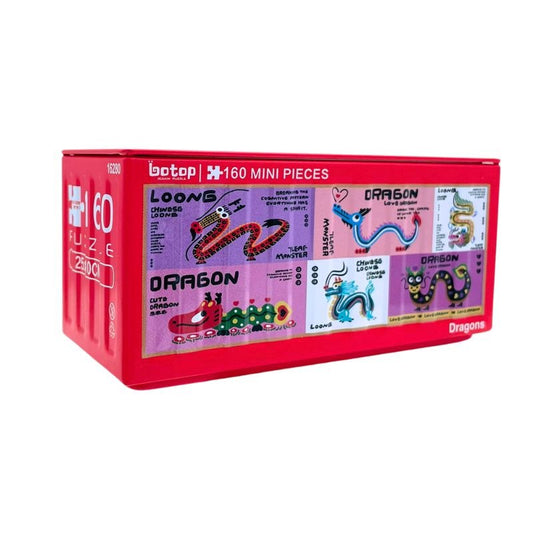 Dragons | Botop | Mini Puzzle | Metal Container | Jigsaw Puzzle - Mystery Matrix