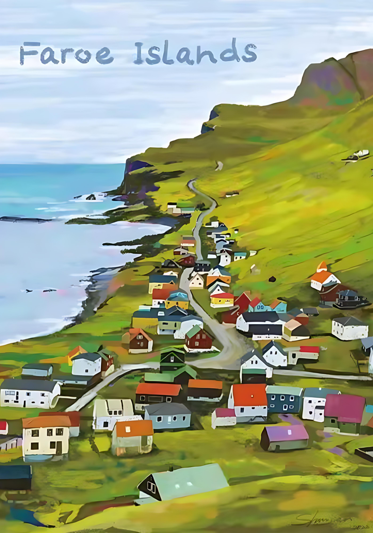Faroe Island | Seren Art | 500 Piece Puzzle | Jigsaw Puzzle - Mystery Matrix
