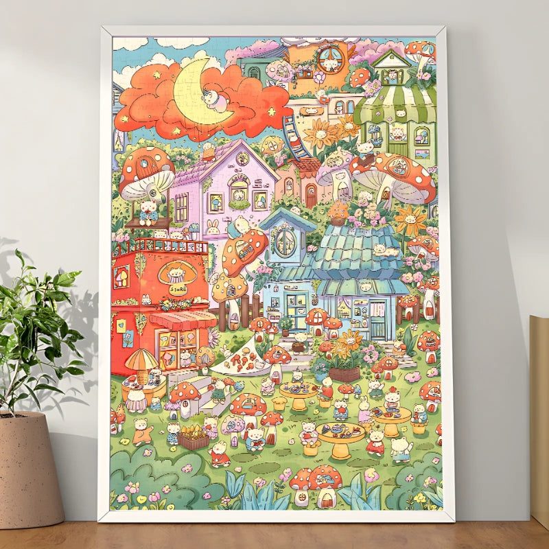 Weekend Party | Gill & Lill | 1000 Piece Puzzle | Jigsaw Puzzle image 2