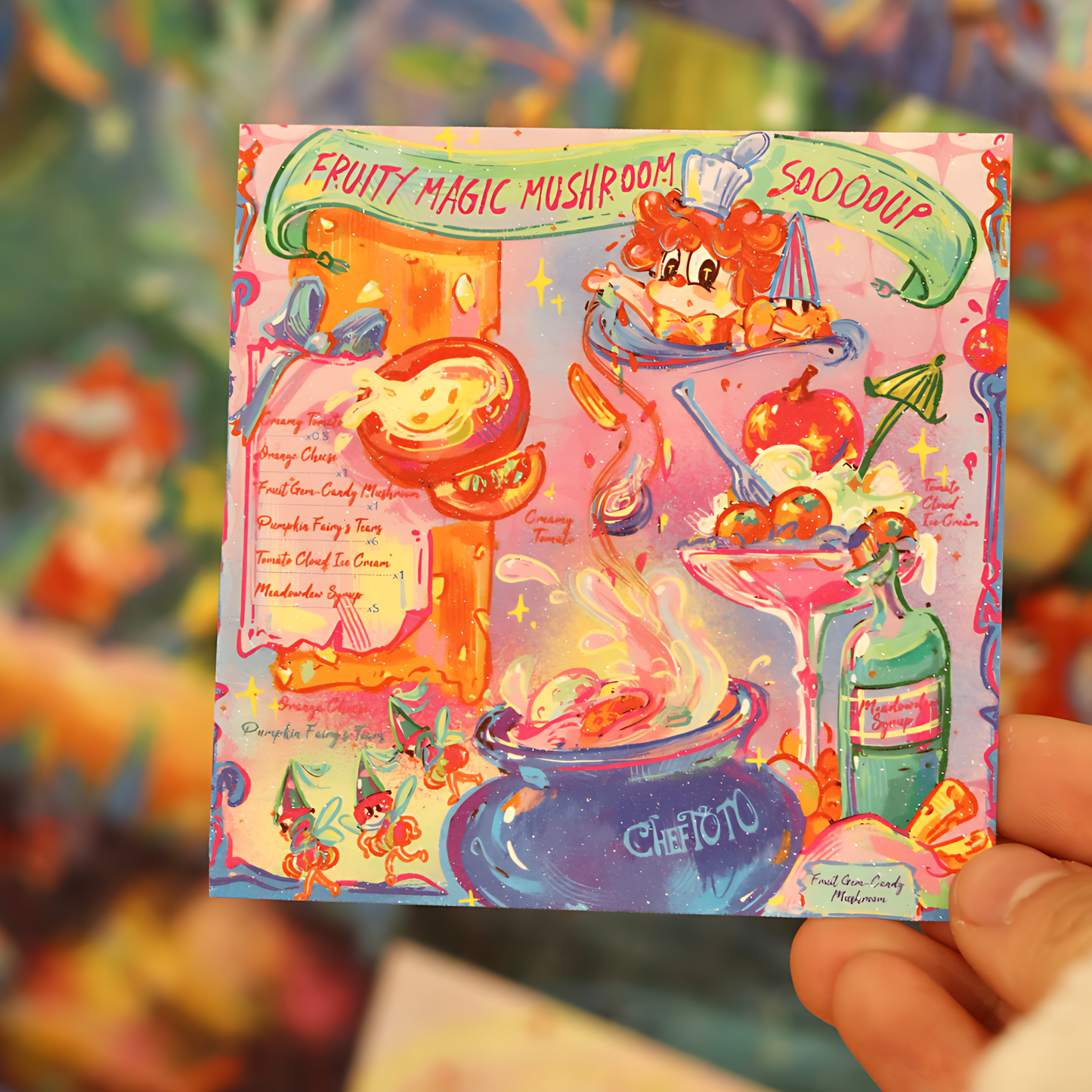 Fruity Magic Mushroom Sooooup | Puffinkids | 6 in 1 Mini Puzzle Book Set | Jigsaw Puzzle - Mystery Matrix