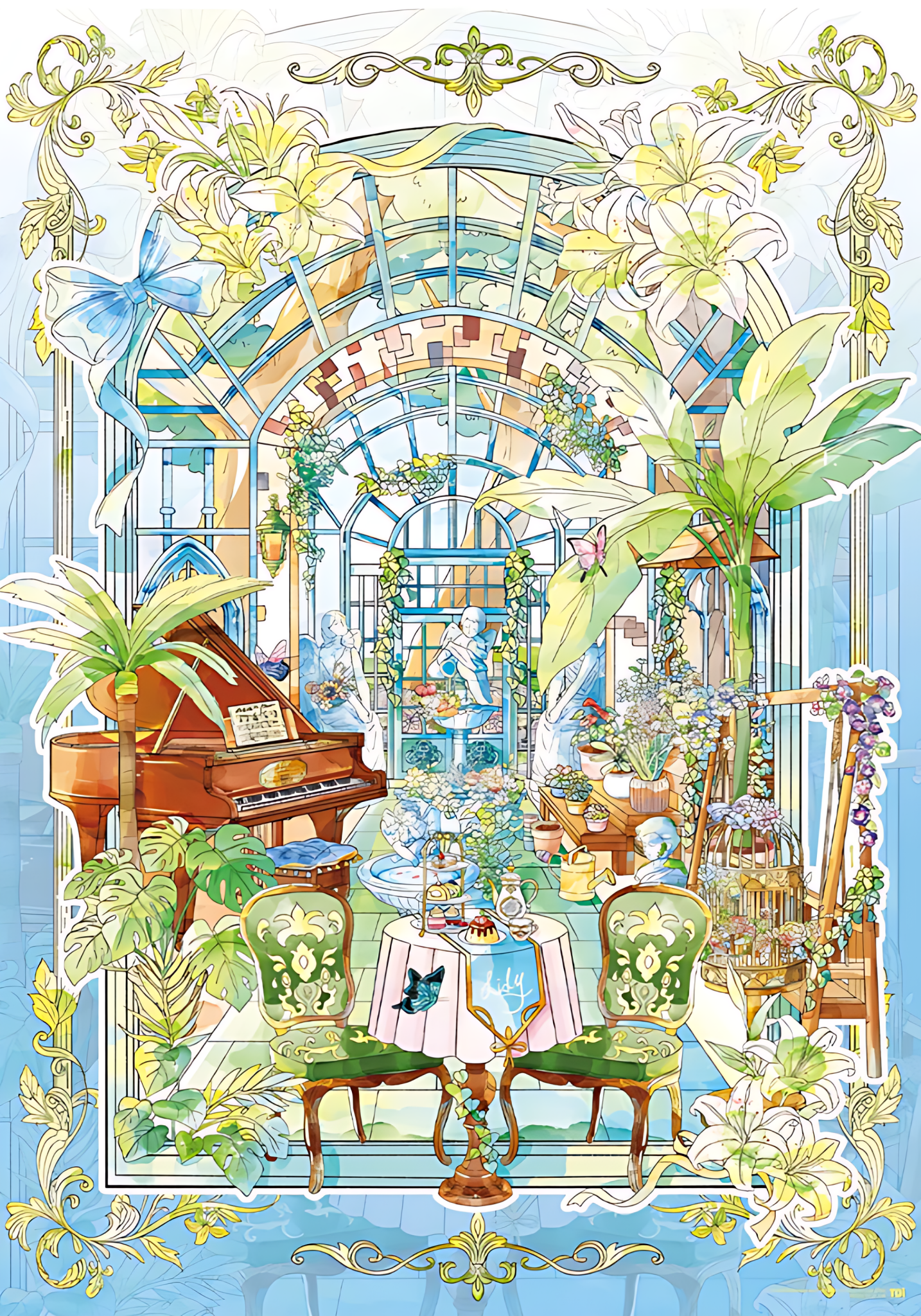 Lily's Greenhouse | TOI | 1000 Piece Puzzle | Jigsaw Puzzle - Mystery Matrix