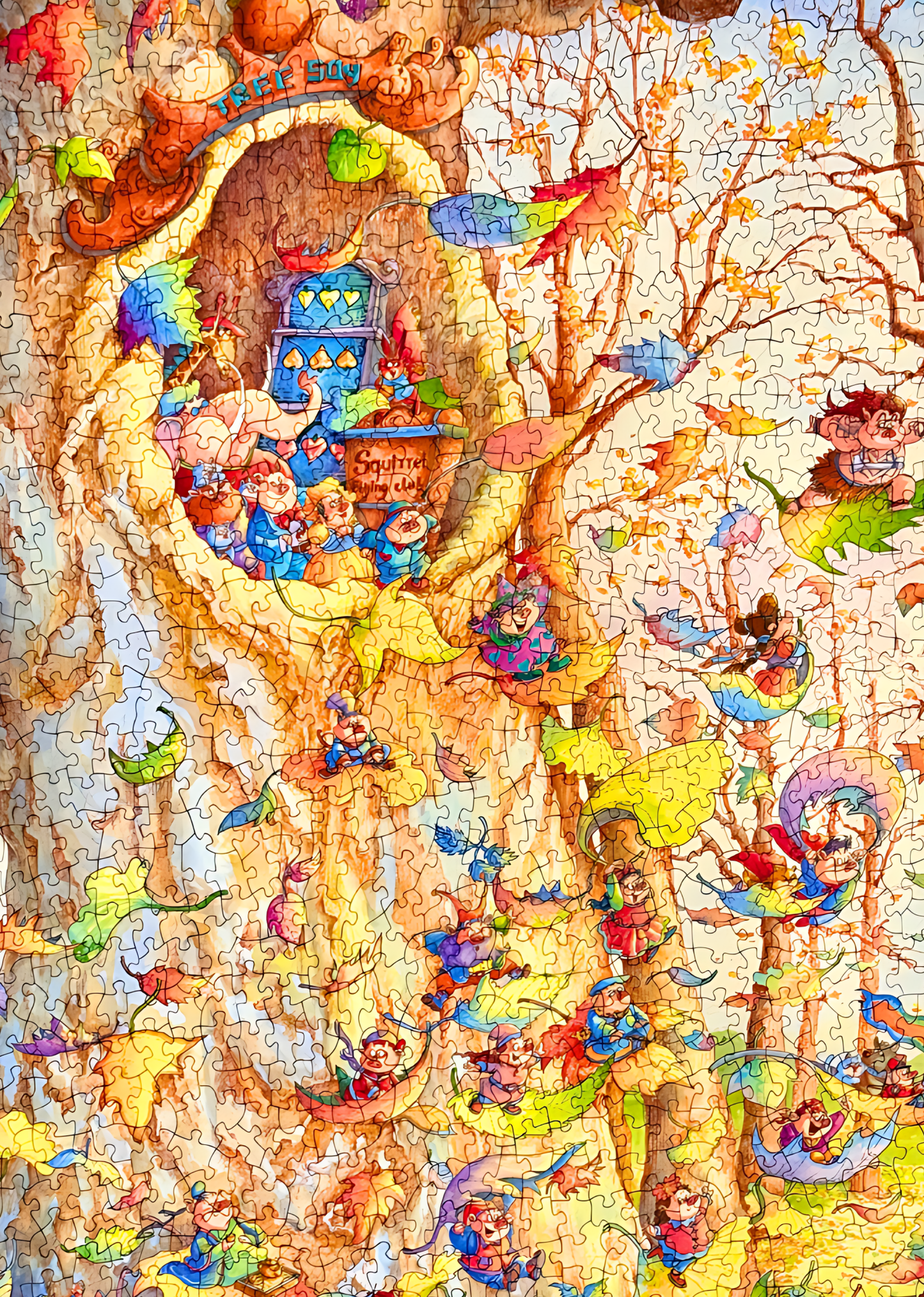 Love in Winter | Puffinkids | 1000 Piece Puzzle | Jigsaw Puzzle - Mystery Matrix