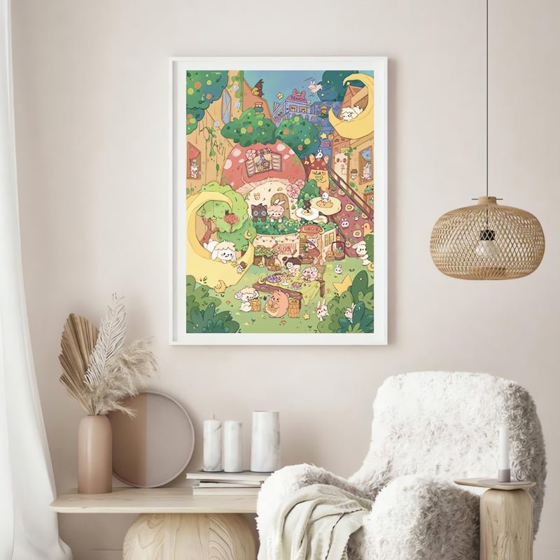 Moon Township | Botop | 1000 Piece Puzzle | Jigsaw Puzzle - Mystery Matrix