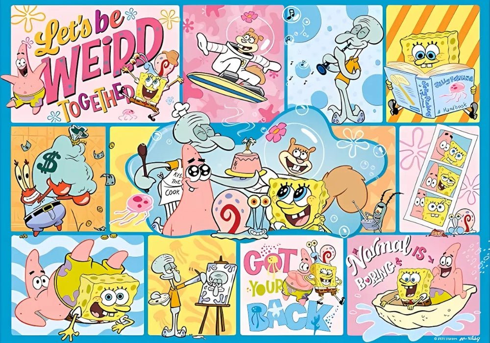 SpongeBob Series - Joyful | TOI | 1000 Piece Puzzle | Jigsaw Puzzle - Mystery Matrix
