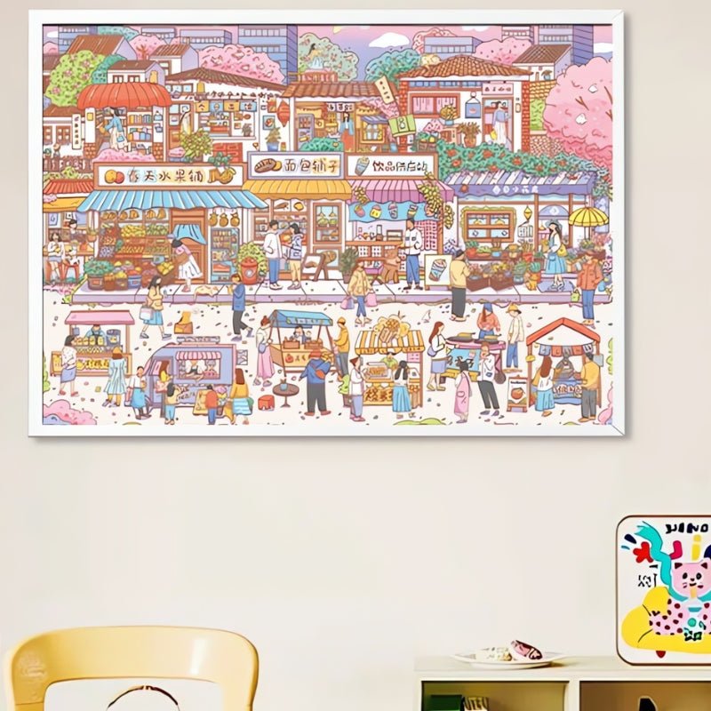 Street Spring | Botop | 1000 Piece Puzzle | Jigsaw Puzzle - Mystery Matrix