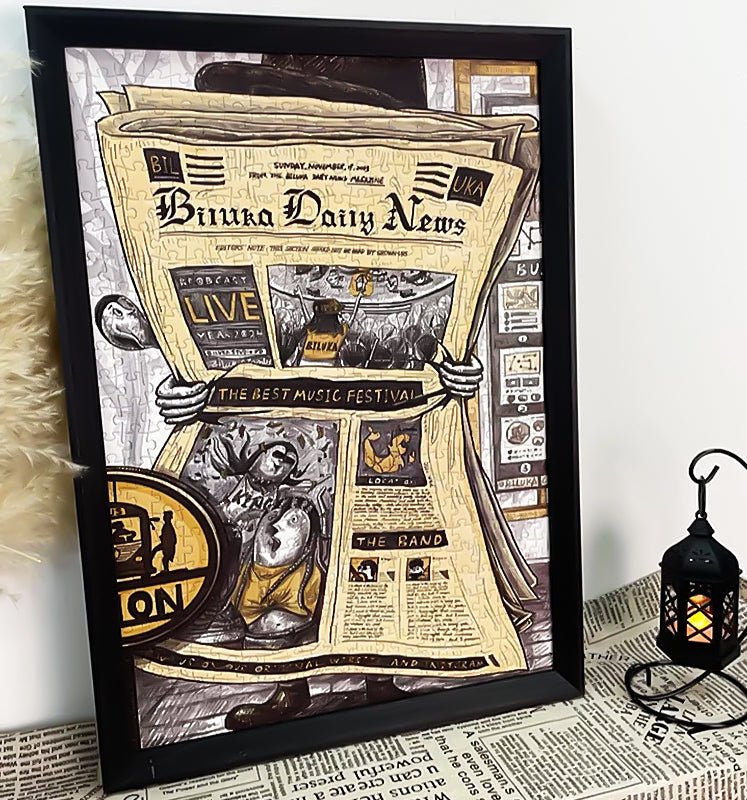 The Biluka Daily | TKX | 500 Piece Puzzle | Jigsaw Puzzle - Mystery Matrix