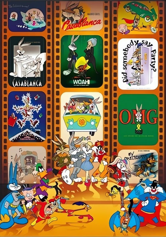 Tom and Jerry Series - Starlit Night | TOI | 1000 Piece Puzzle | Jigsaw Puzzle - Mystery Matrix