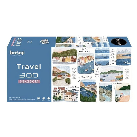 Travel | Botop | 300 Piece Puzzle | Jigsaw Puzzle - Mystery Matrix