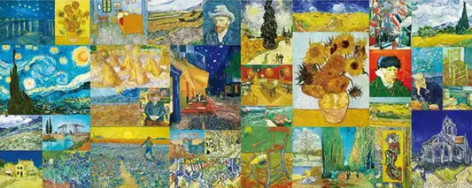 Van Gogh 38 in 1 | Botop | Mini Puzzle | Metal Container | Jigsaw Puzzle - Mystery Matrix