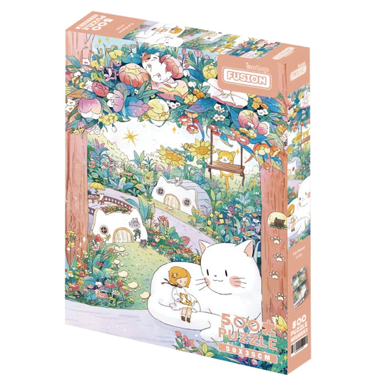 Cat Forest | Botop | 500 Piece Puzzle | Jigsaw Puzzle image 0