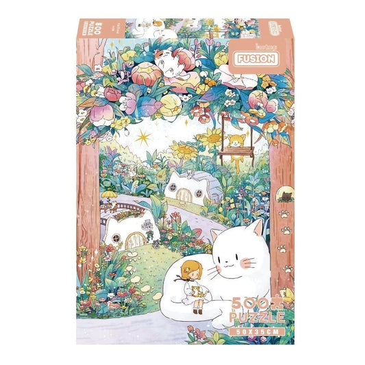 Cat Forest | Botop | 500 Piece Puzzle | Jigsaw Puzzle image 1