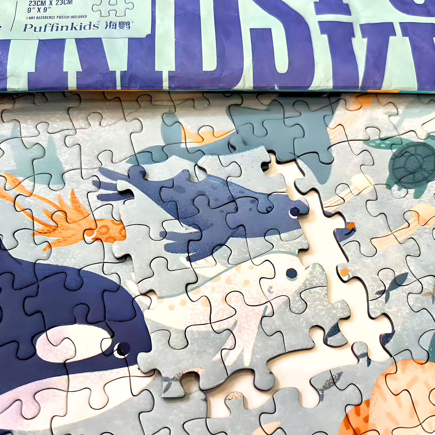 Azure Dreamland | Puffinkids | Tyvek Bag Mini Puzzle | Jigsaw Puzzle
