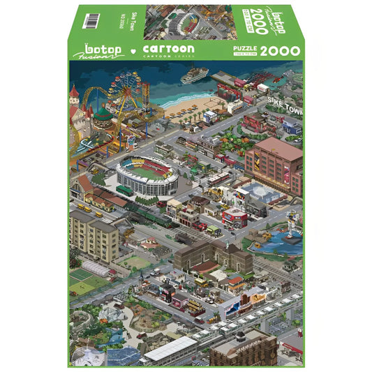 Sike Town | Botop | 2000 Piece Puzzle | Jigsaw Puzzle image 1