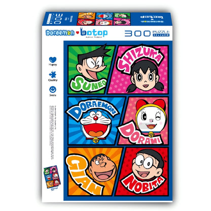Box of the Doraemon: Fellowship Poster puzzle by Botop, featuring six colourful character portraits.