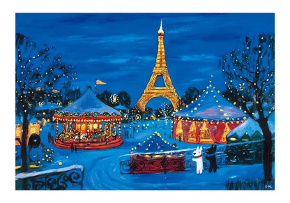 Gaspard et Lisa-Night view of Paris | Botop | 300 Piece Puzzle | Jigsaw Puzzle image 2