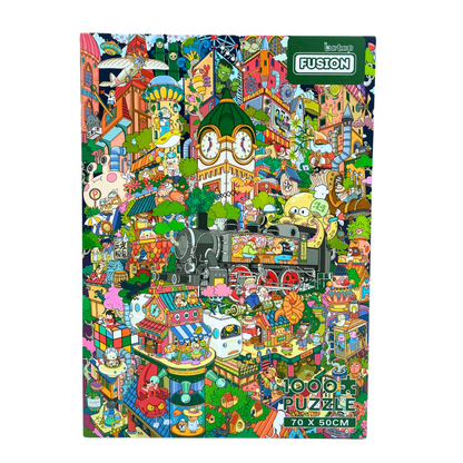 Modern City  | Botop | 1000 Piece Puzzle | Jigsaw Puzzle image 1