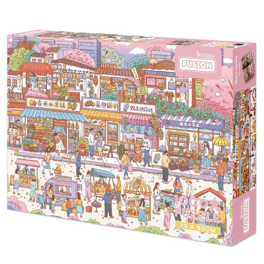 Box image of the Street Spring Botop 1000 puzzle.