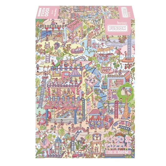 Cloud Town | Botop | 1000 Piece Puzzle | Jigsaw Puzzle image 1