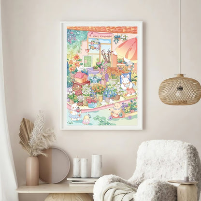 Flower Market | Botop | 1000 Piece Puzzle | Jigsaw Puzzle image 3