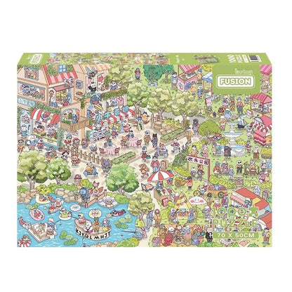 Happy Garden | Botop | 1000 Piece Puzzle | Jigsaw Puzzle image 1