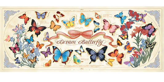 Dream Butterfly mini puzzle with colourful butterflies and flowers by Botop