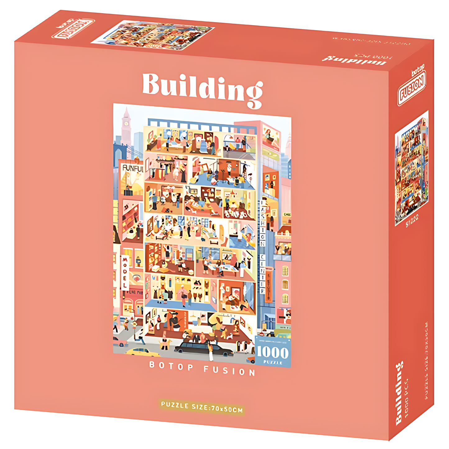 Building | Botop Fusion | 1000 Piece Puzzle | Jigsaw Puzzle