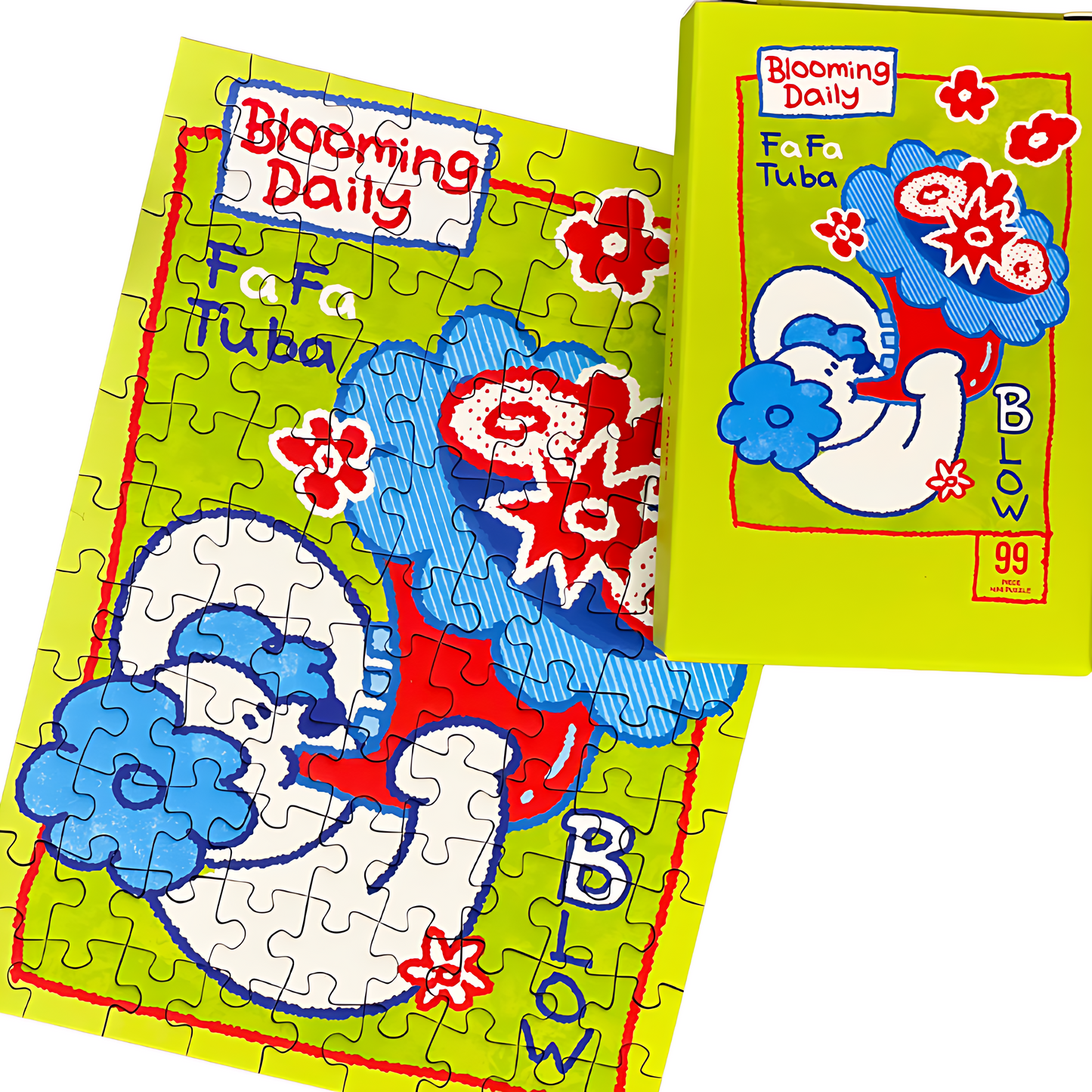 Fafadog's Blooming Daily | Puffinkids | 6 in 1 Mini Puzzle | Jigsaw Puzzle