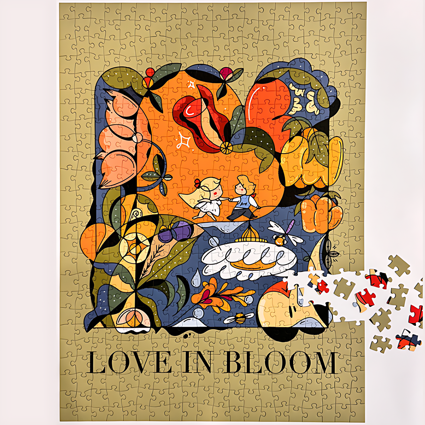 Love In Bloom | Puffinkids | 1000 Piece Puzzle | Jigsaw Puzzle