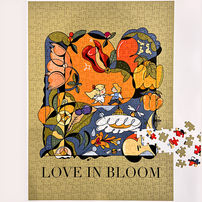 Love In Bloom | Puffinkids | 1000 Piece Puzzle | Jigsaw Puzzle