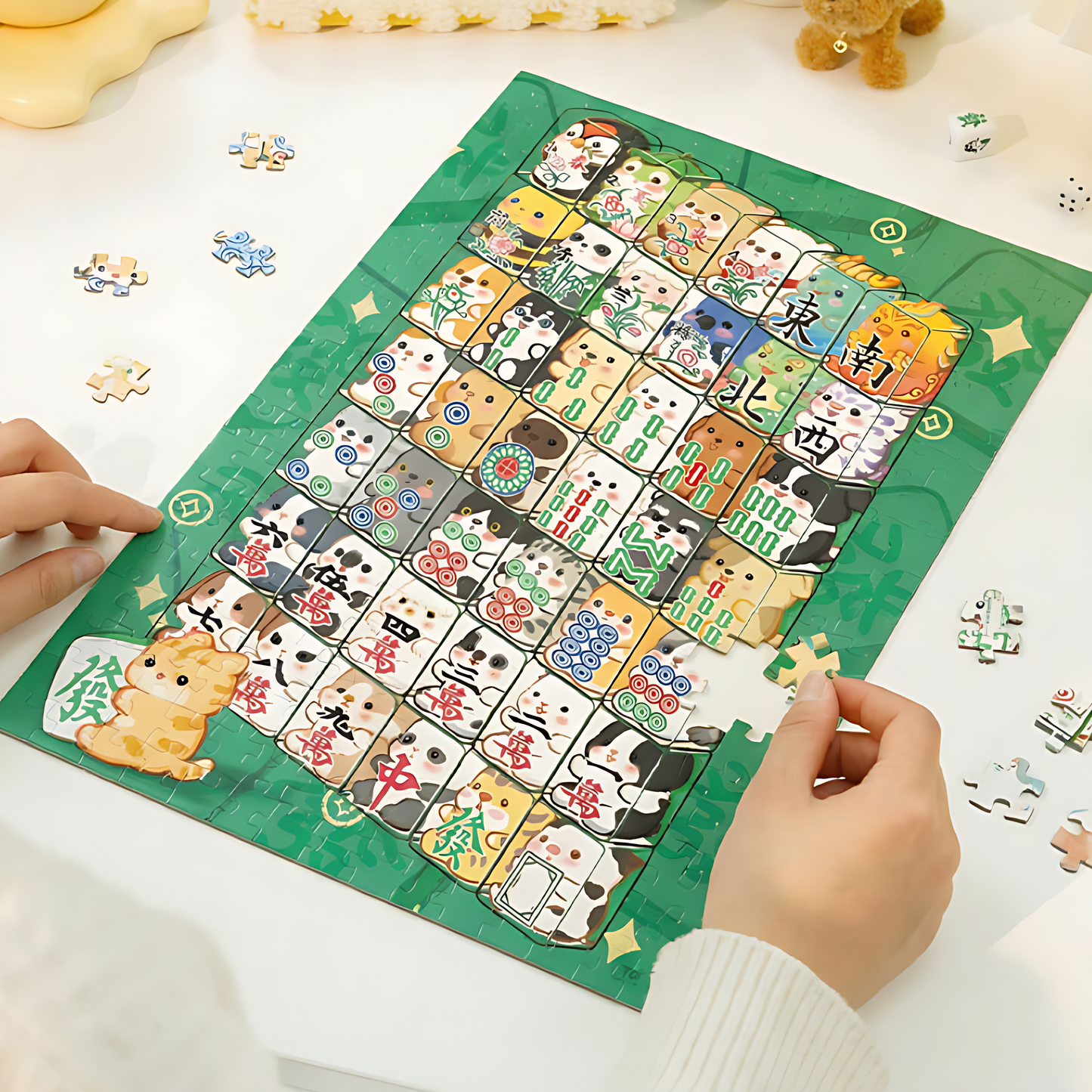 Pet Mahjong | TOI | 300 Piece Puzzle | Jigsaw Puzzle