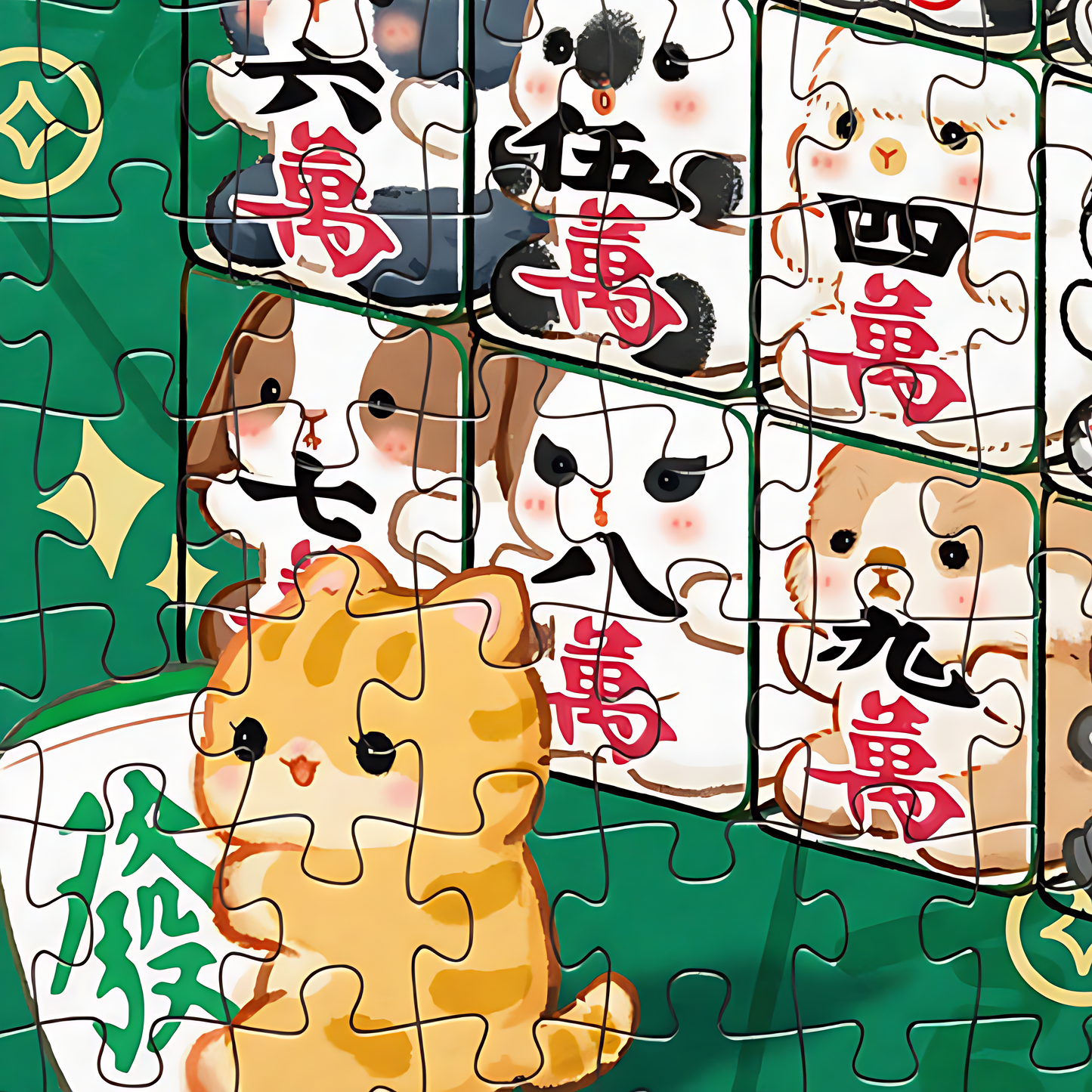 Pet Mahjong | TOI | 300 Piece Puzzle | Jigsaw Puzzle