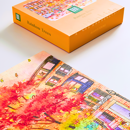 Rainbow Trees | Puffinkids | 1000 Piece Puzzle | Jigsaw Puzzle