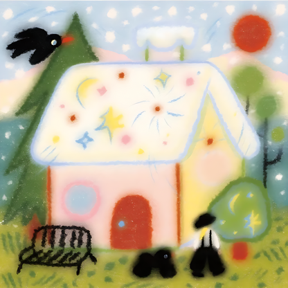 Snow House | Seren Art | 180 Piece Puzzle | Jigsaw Puzzle