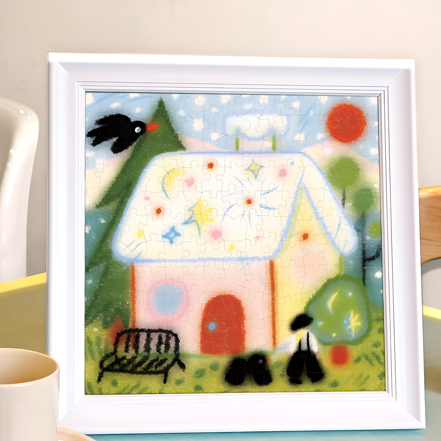 Snow House | Seren Art | 180 Piece Puzzle | Jigsaw Puzzle