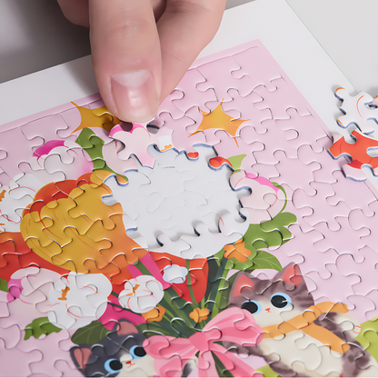 Spring Storybook | Puffinkids | 6 in 1 Mini Puzzle Book Set | Jigsaw Puzzle