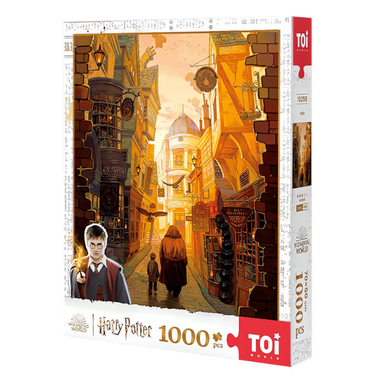 Harry Potter-Diagon Alley 1000-piece puzzle box by TOI.