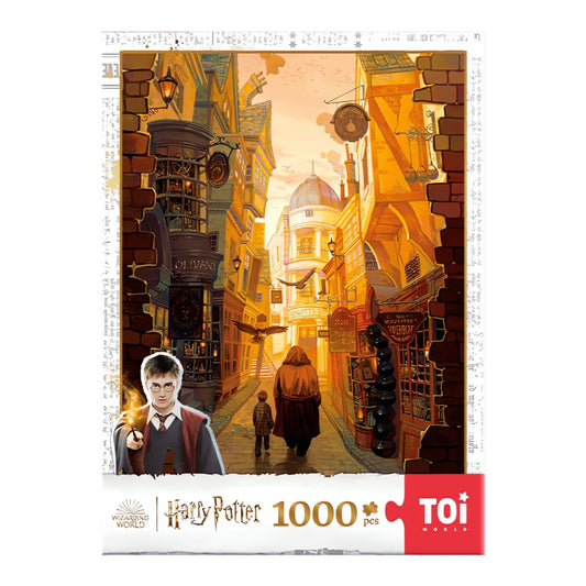 Harry Potter-Diagon Alley 1000-piece puzzle box by TOI.