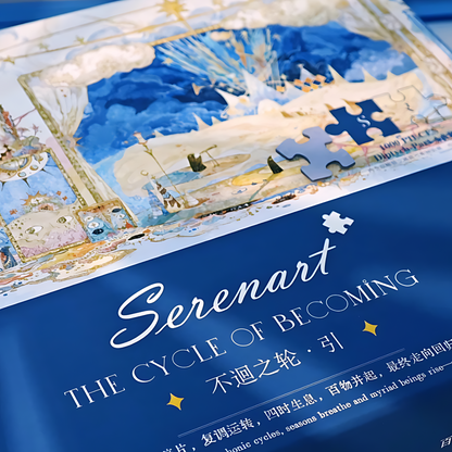 The Cycle of Becoming.All Things Drawn | Seren Art | 1000 Piece Puzzle | Jigsaw Puzzle